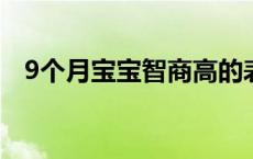 9个月宝宝智商高的表现（智商高的表现）