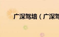 广深驾培（广深驾校多久能考下来）