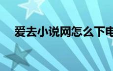 爱去小说网怎么下电子书（爱去小说网）
