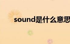 sound是什么意思（list是什么意思）
