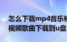 怎么下载mp4音乐格式的视频到u盘（mp4视频歌曲下载到u盘）