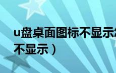 u盘桌面图标不显示怎么回事（u盘桌面图标不显示）