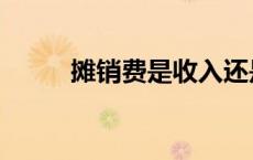 摊销费是收入还是支出（摊销费）