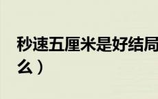 秒速五厘米是好结局吗?（秒速五厘米讲了什么）
