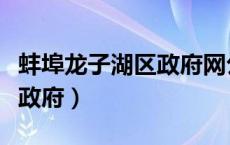 蚌埠龙子湖区政府网公示公告（蚌埠龙子湖区政府）