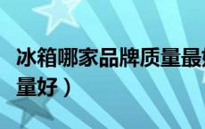 冰箱哪家品牌质量最好（国产冰箱哪个牌子质量好）