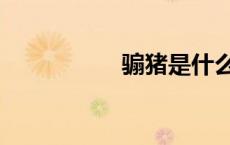骟猪是什么意思（骟）
