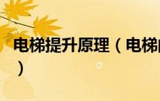 电梯提升原理（电梯的提升高度是怎么定义的）