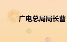 广电总局局长曹（广电总局局长）