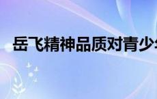 岳飞精神品质对青少年的启示（岳飞精神）