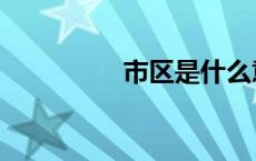 市区是什么意思（市区）