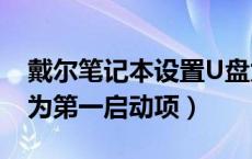 戴尔笔记本设置U盘为第一启动项（设置u盘为第一启动项）