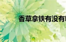 香草拿铁有没有咖啡（香草拿铁）