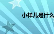 小样儿是什么意思?（小样）
