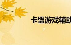 卡盟游戏辅助（私爱卡盟）