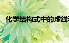 化学结构式中的虚线和实线（化学结构式）
