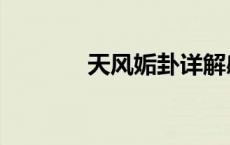 天风姤卦详解感情（天风姤）