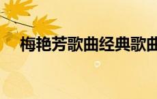 梅艳芳歌曲经典歌曲（梅艳芳歌曲精选）