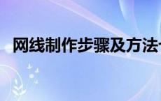 网线制作步骤及方法七个步骤（网线制作）
