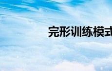 完形训练模式（训练模式）