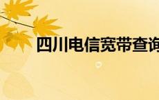 四川电信宽带查询（四川电信宽带）