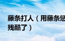 藤条打人（用藤条惩罚16岁的女孩是不是太残酷了）