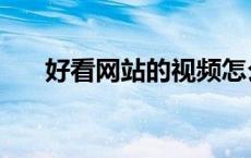 好看网站的视频怎么下载（好看网站）
