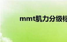mmt肌力分级标准表格（mmt）