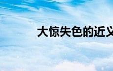 大惊失色的近义词（大惊失色）