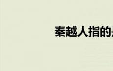 秦越人指的是（秦越人）