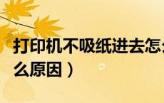 打印机不吸纸进去怎么修（打印机不吸纸是什么原因）
