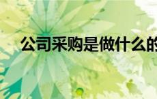 公司采购是做什么的（采购是做什么的）