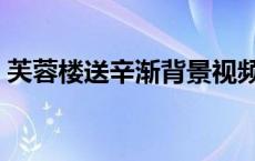 芙蓉楼送辛渐背景视频（芙蓉楼送辛渐背景）