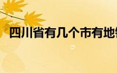 四川省有几个市有地铁（四川省有几个市）