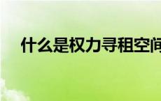 什么是权力寻租空间（什么是权力寻租）