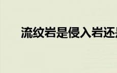 流纹岩是侵入岩还是喷出岩（流纹岩）
