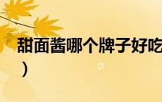 甜面酱哪个牌子好吃?（甜面酱哪个牌子好吃）