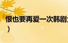 恨也要再爱一次韩剧大结局（恨也要再爱一次）