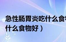急性肠胃炎吃什么食物好一点（急性肠胃炎吃什么食物好）