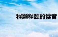 程颢程颐的读音（程颢程颐读音）