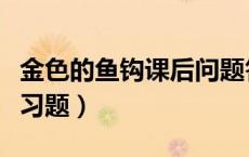 金色的鱼钩课后问题答案（金色的鱼钩课后练习题）