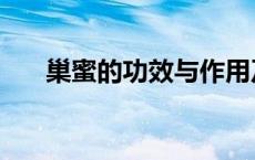 巢蜜的功效与作用及正确吃法（巢蜜）