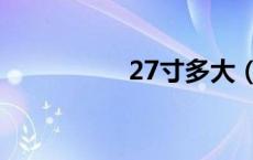 27寸多大（24寸多大）