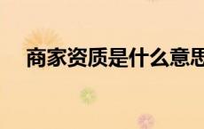 商家资质是什么意思（资质是什么意思）