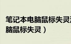 笔记本电脑鼠标失灵没反应怎么办（笔记本电脑鼠标失灵）