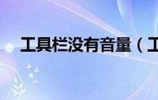 工具栏没有音量（工具栏声音图标不见）