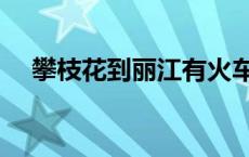 攀枝花到丽江有火车吗（攀枝花到丽江）