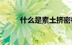 什么是素土挤密桩（什么是素土）