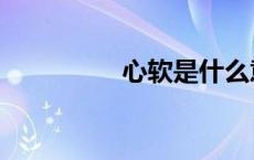 心软是什么意思（心软）