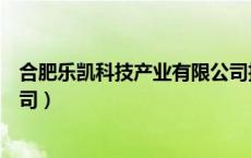 合肥乐凯科技产业有限公司招聘（合肥乐凯科技产业有限公司）